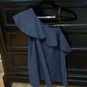 Navy Blue Blouse